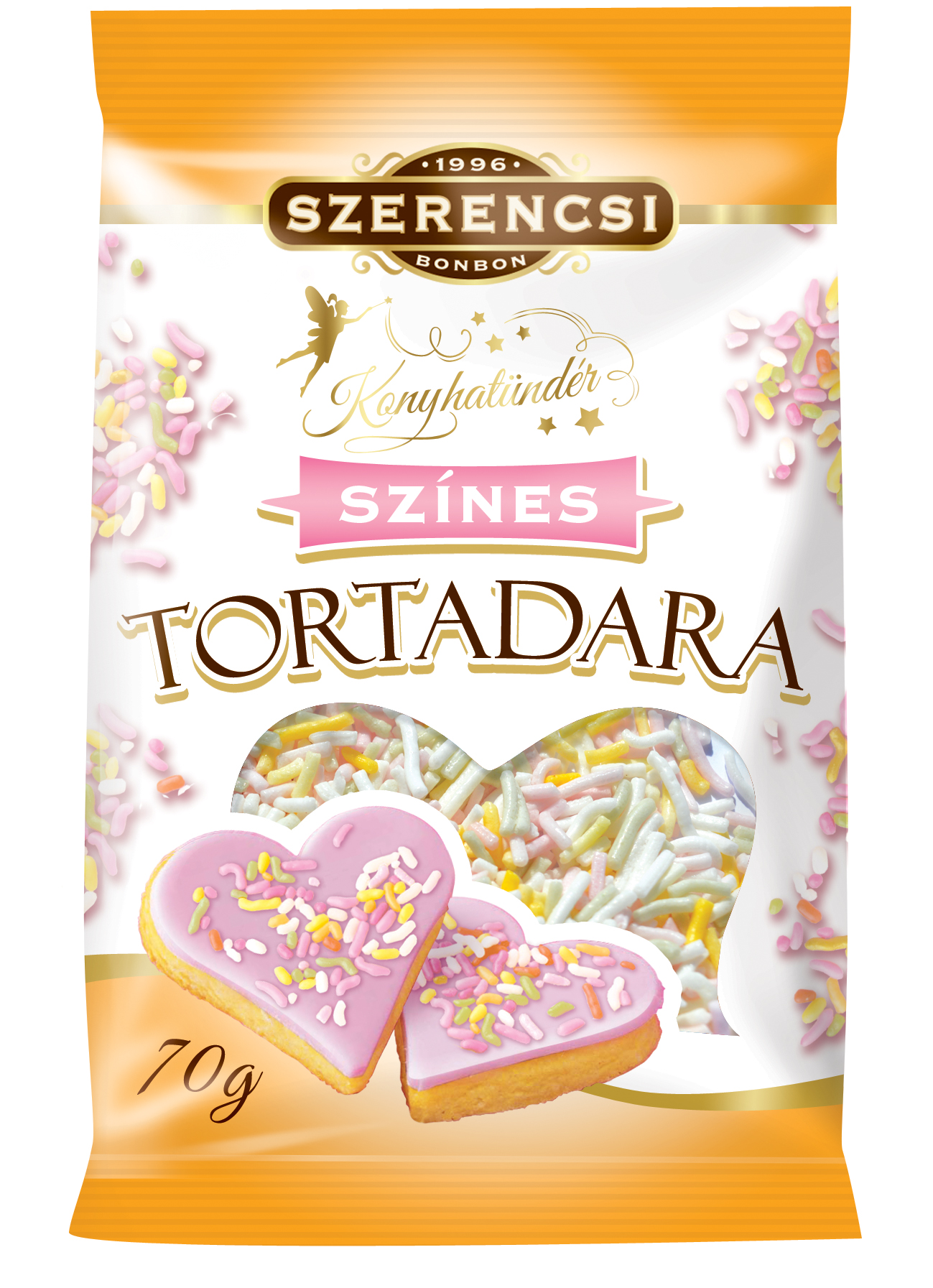 Konyhatündér Színes tortadara 70 g